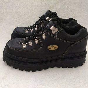 skechers thick soles 90s
